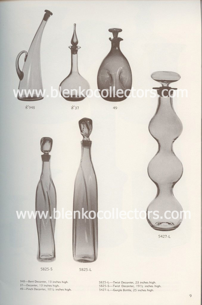 Blenko Collector's Society - 1958 Blenko Catalog